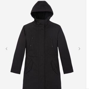 Kooples Long Black Parka